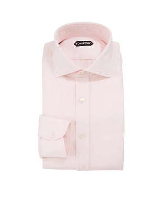 Tom Ford Pink Solid Button Down Dress Shirt