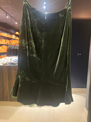 Tom Ford Archive Suede Green Skirt