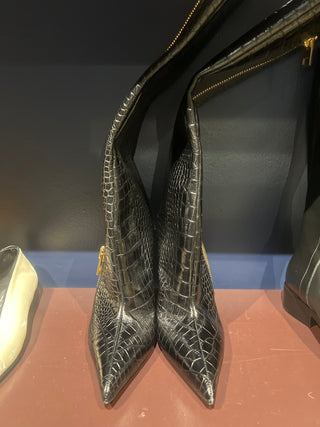 Tom Ford Archive Women’s Crocodile Skin Leather Boots