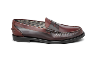 Tod’s Brown Two Tone Gradient Leather Penny Loafer