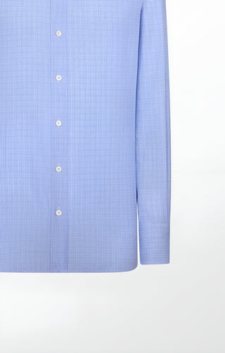 Tom Ford Cotton Point-Collar Dress Shirt Sky Blue