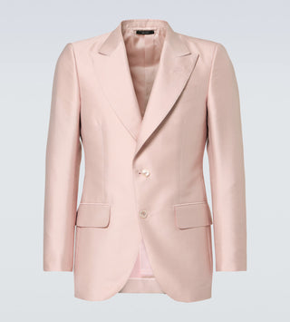 Tom Ford Mens Pink 47% Cotton, 40% Polyester, & 13% Silk Dyllan Suit
