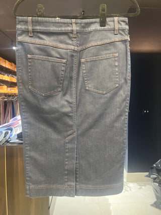 Tom Ford Archive Jeans Skirt in Navy Blue