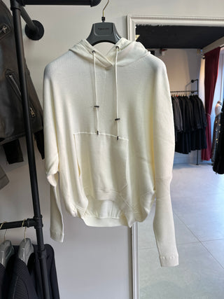 Tom Ford Womens Hooded Knit In White