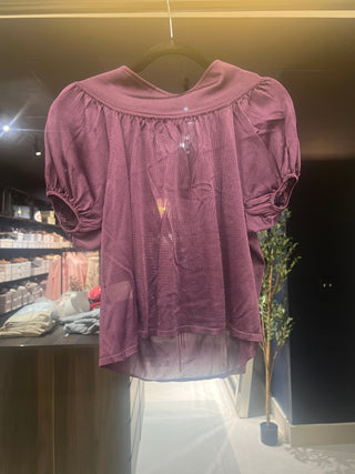Tom Ford Archive Purple Silk Top
