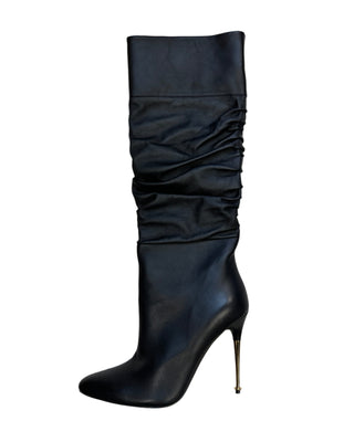 Tom Ford Womens 105 MM Boots In Black