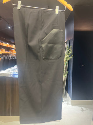 Tom Ford Archive Navy Skirt With Pocket in Front