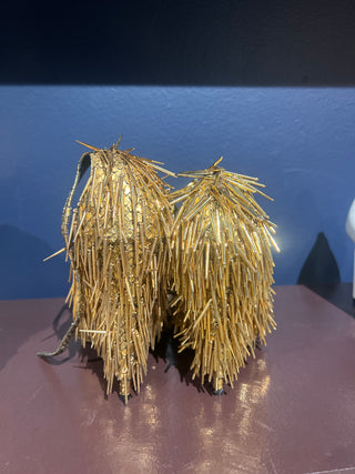Tom Ford Women’s Gold High Heels With Spikes