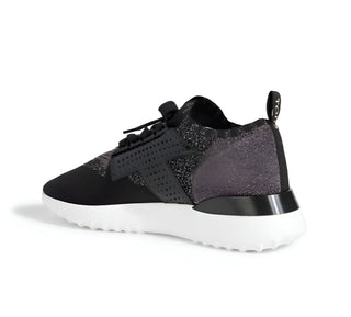 Tod’s Metallic stretch-knit sneakers