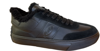 TODS All BASS MONTONE CASS CASUAL BLACK
