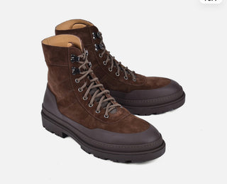 BRUNELLO CUCINELLI MEN'S BOOTS IN BROWN