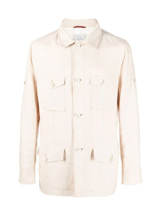 BRUNELLO CUCINELLI MEN'S JACKET IN BEIGE