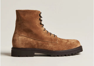 BRUNELLO CUCINELLI MEN'S BOOTS IN BROWN