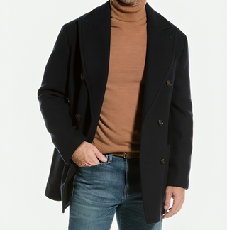BRUNELLO CUCINELLI MEN'S JACKET IN NAVY