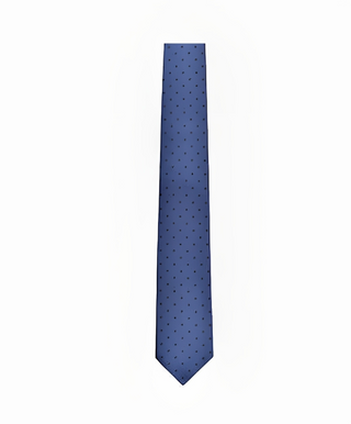 Brunello Cucinelli Blue & Black Dotted Tie