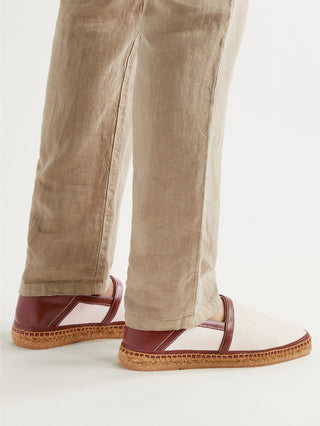 Tom Ford Mens Espadrilles In Brown/White