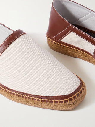 Tom Ford Mens Espadrilles In Brown/White