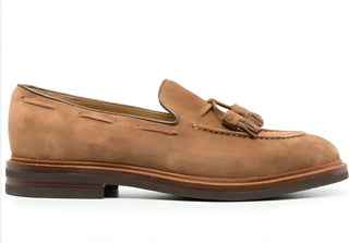 BRUNELLO CUCINELLI MENS LOAFERS IN BROWN