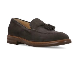BRUNELLO CUCINELLI MENS LOAFERS IN DARK BROWN
