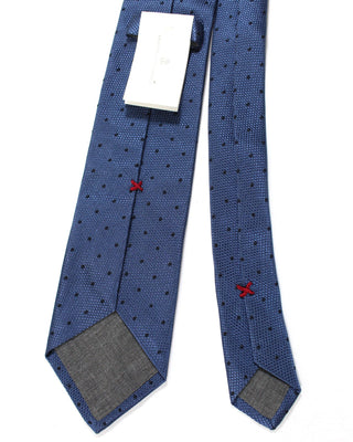 Brunello Cucinelli Dotted Midnight Blue Men's Tie