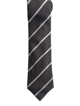 Brunello Cucinelli Brown Diagonal Striped Silk Men's Tie
