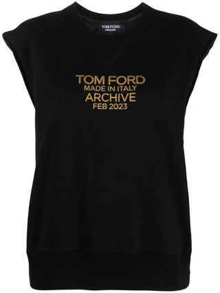 Tom Ford Logo Print Cotton T-Shirt