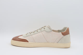 Brunello Cucinelli New Beige Men’s Lace-Up Leather Sneakers