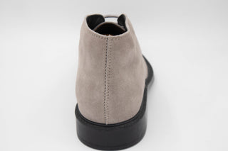 Tods Mens Suede Leather Ankle Boots in Off White