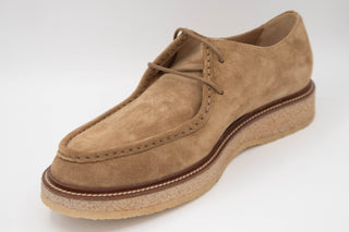 Tods Mens Suede Leather Lace Ups in Brown