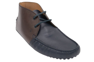 Tods Mens Two Tone Leather Boots