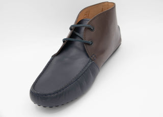 Tods Mens Two Tone Leather Boots