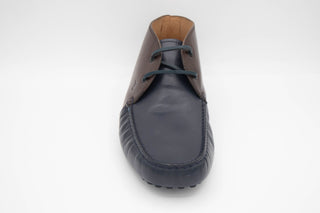 Tods Mens Two Tone Leather Boots