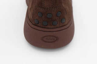 Tods Mens Suede Leather Lace Up Boots in Brown