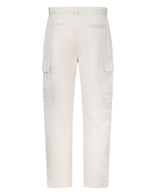 Brunello Cucinelli New Men’s Cotton Cargo Pants Off White