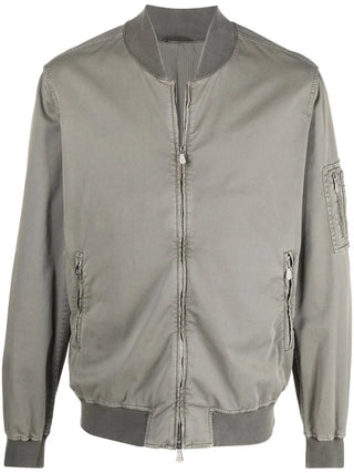 Brunello Cucinelli Mens Zip-Up Bomber Jacket