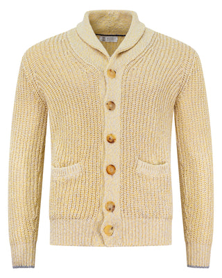 Brunello Cucinelli Mens Shawl Collar Heavy Knit Cardigan Sweater