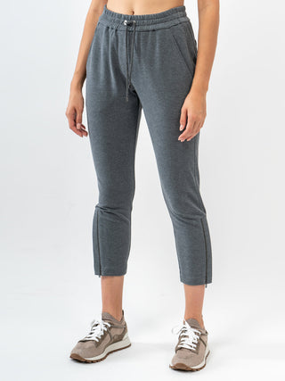 Brunello Cucinelli Womens Cotton Pants In Grey