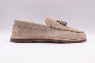 BRUNELLO CUCINELLI MENS LOAFERS IN SAND