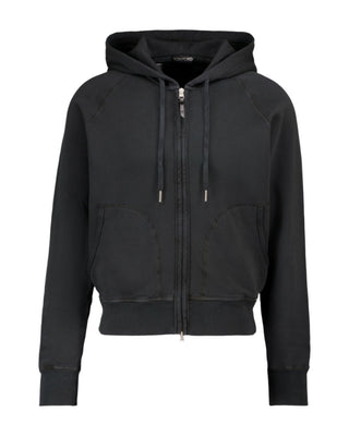 Tom Ford Womens Drawstring Hoodie In Black