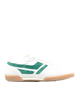 Tom Ford Mens Sneakers In White/Green