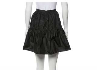 Christian Dior Women's Black Silk Skirt