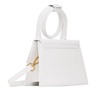 Jacquemus Womens White 'Le Chiquito Nœud' Shoulder Bag In White