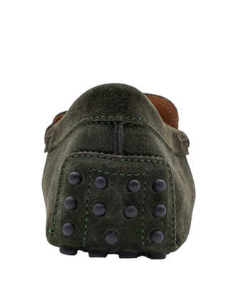 TODS Army Green Mocassin