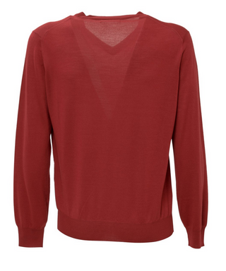 Brunello Cucinelli Mens New 100% Cashmere V-Neck Long Sleeved Sweater