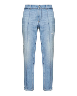 Brunello Cucinelli New Mens 5 Pocket Faded Wash Denim Jeans