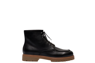 Brunello Cucinelli Mens Leather Boots in Black