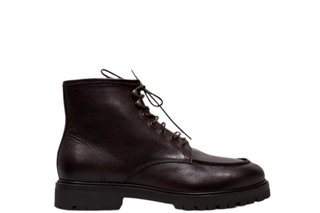 Brunello Cucinelli Mens Leather Boots in Brown