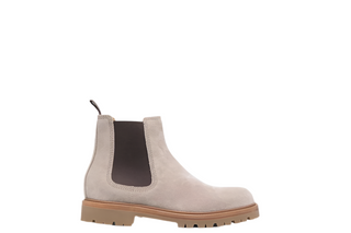 Brunello Cucinelli Mens Chelsea Boots in Light Brown