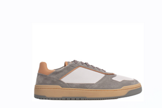 Brunello Cucinelli Techno Fabric Sneakers in Light Grey