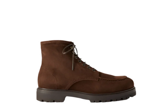 Brunello Cucinelli Suede Boots in Brown